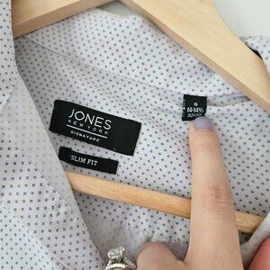Men's slim dress shirt